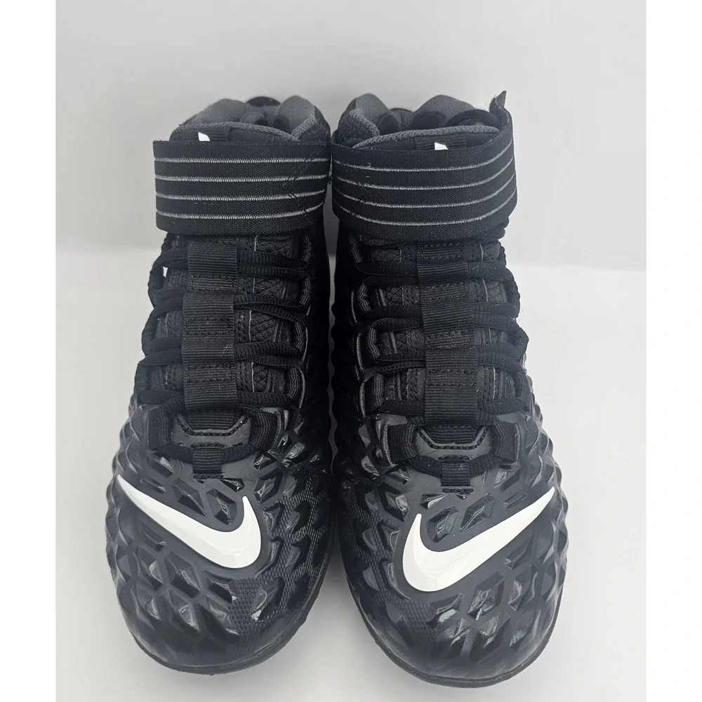 Nike Force Savage Elite 2 Football Cleats Black White AH4000-002 Men's 7.5